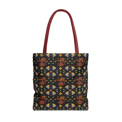 Tote Bag (AOP), Virgo, Zodiac, Jewel Pattern