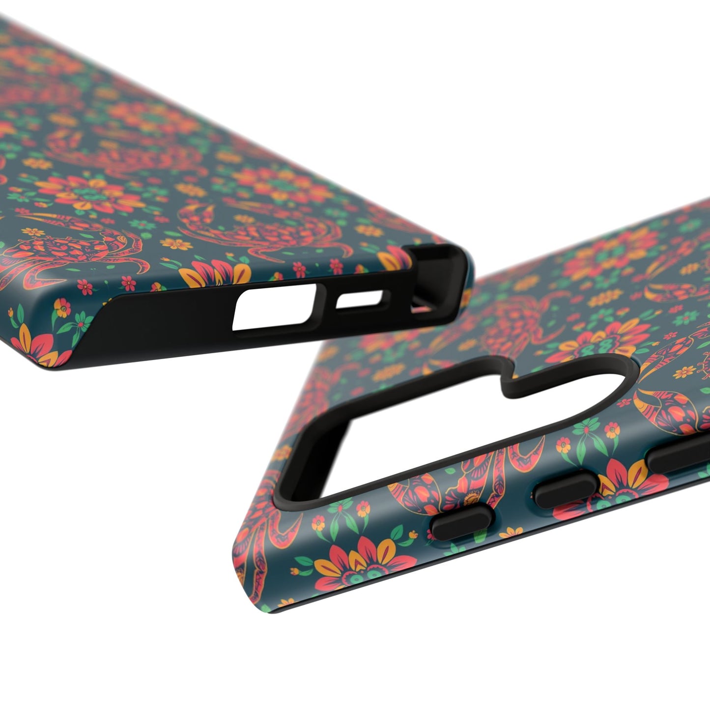 Tough Cases, Cancer, Zodiac v4, Flower Pattern