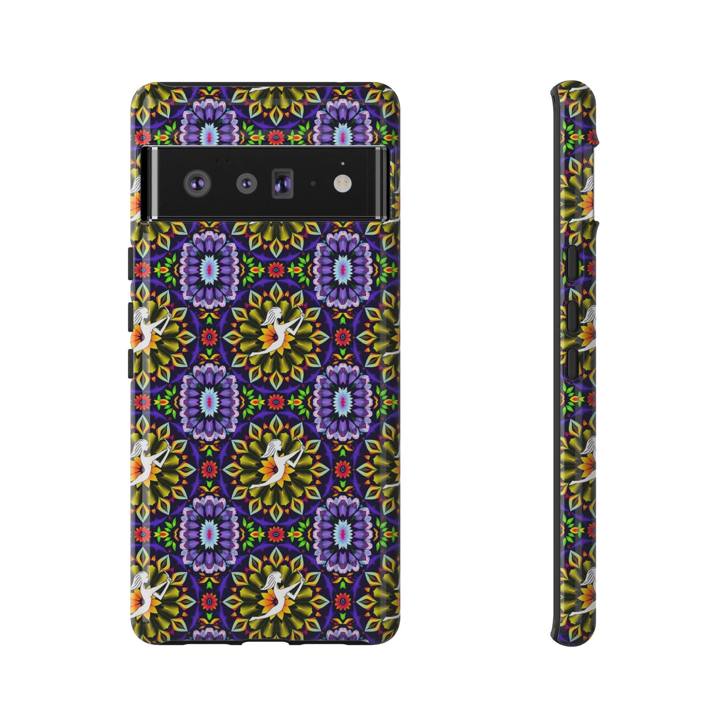 Tough Cases, Sagittarius, Zodiac v1, Flower Pattern