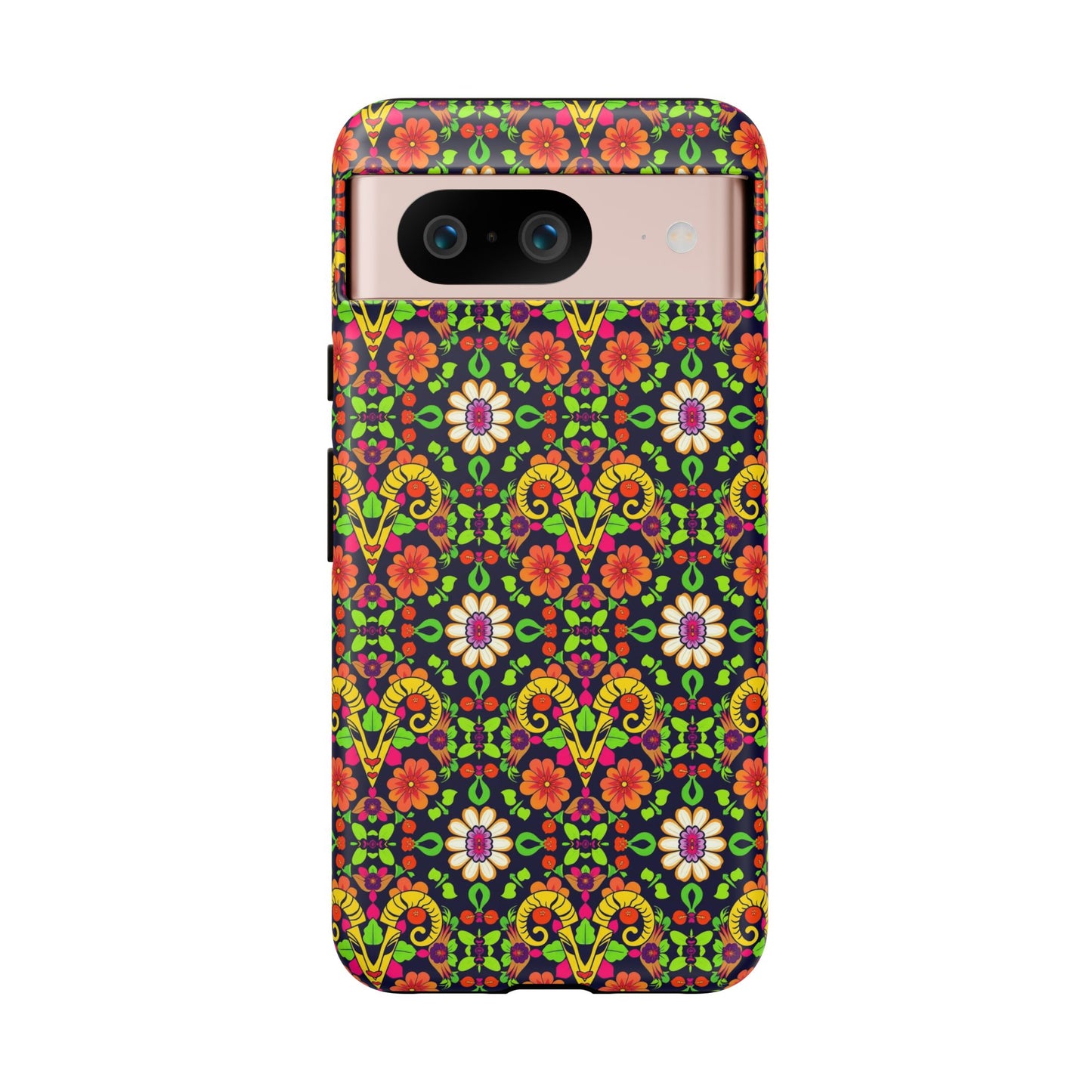 Tough Cases, Aries, Zodiac v4, Flower Pattern