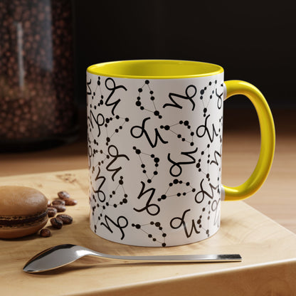 Accent Coffee Mug with the Capricorn sign (11, 15oz)