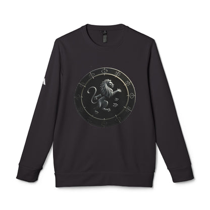 Adidas, Unisex Fleece Crewneck Sweatshirt, Leo, Space Animal, Zodiac