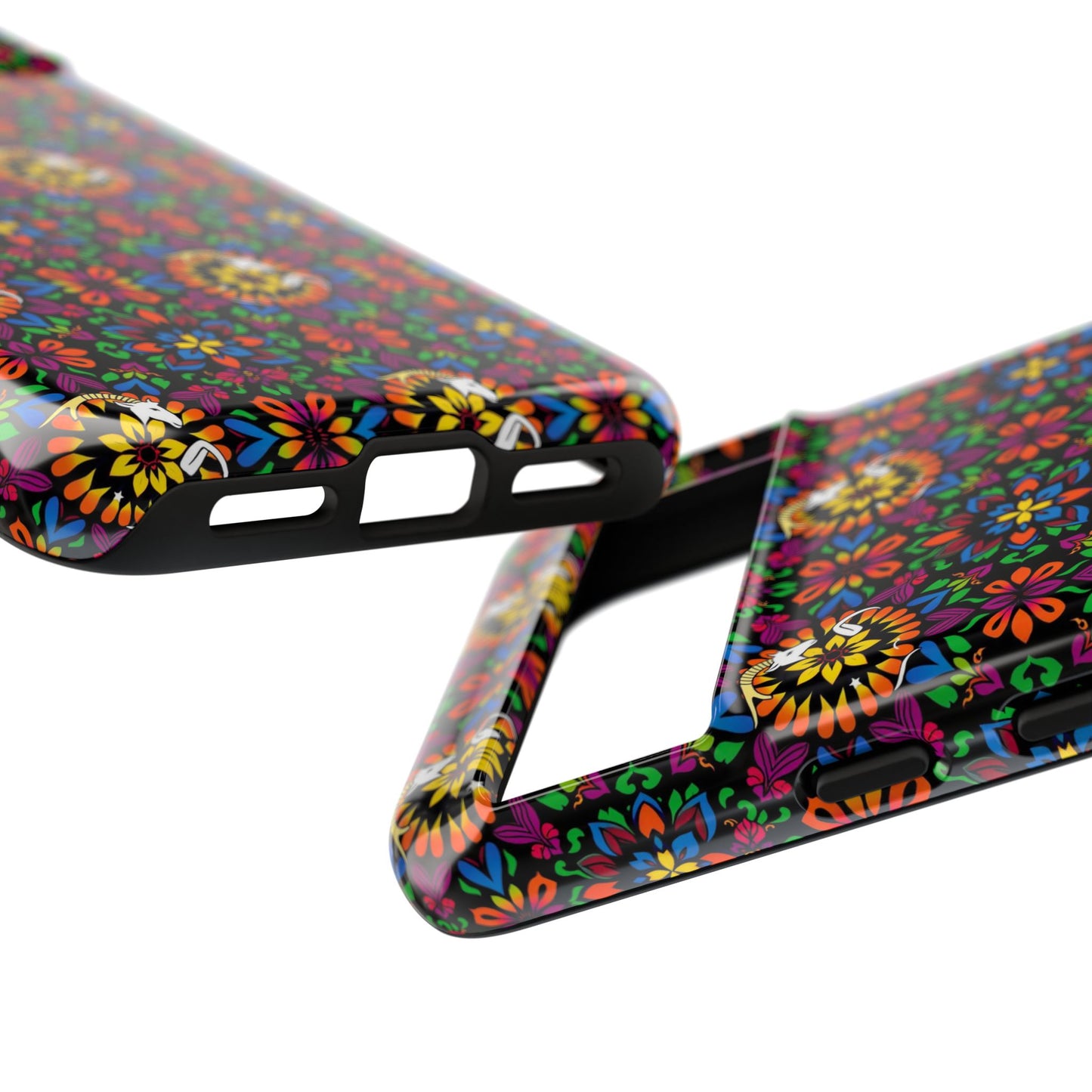 Tough Cases, Capricorn, Zodiac v2, Flower Pattern