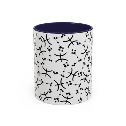 Accent Coffee Mug with the Pisces sign (11, 15oz)