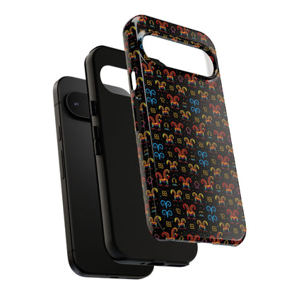 Tough Cases, Aries, Zodiac v1, Metal Pattern