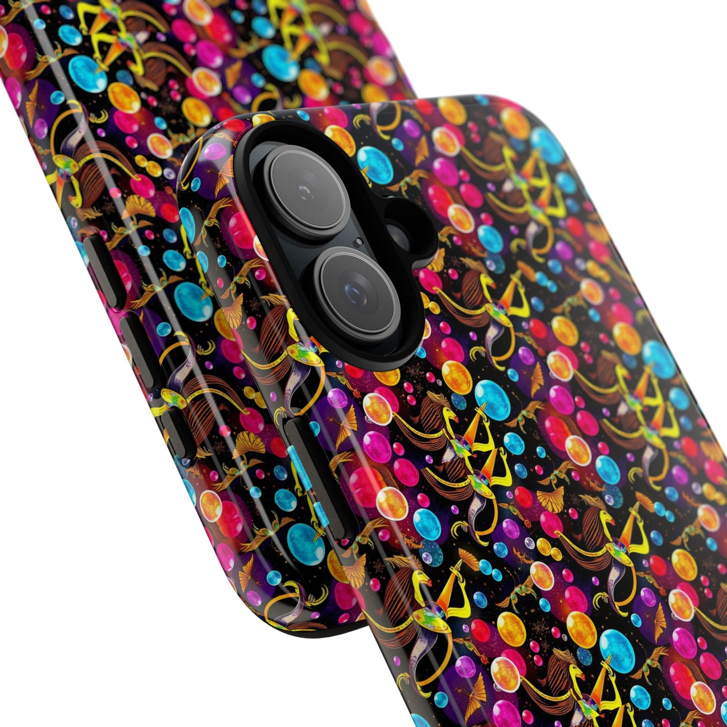 Tough Cases, Sagittarius, Zodiac v1, Bubble Pattern