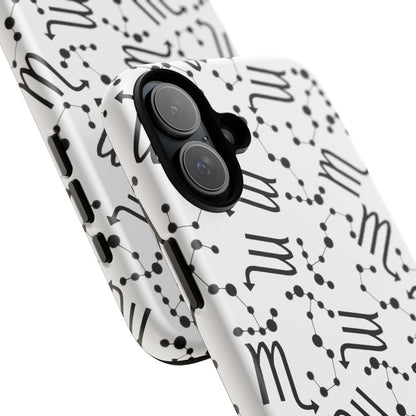 Tough Cases with the Scorpio Zodiac sign for iPhone, Samsung Galaxy, and Google Pixel devices