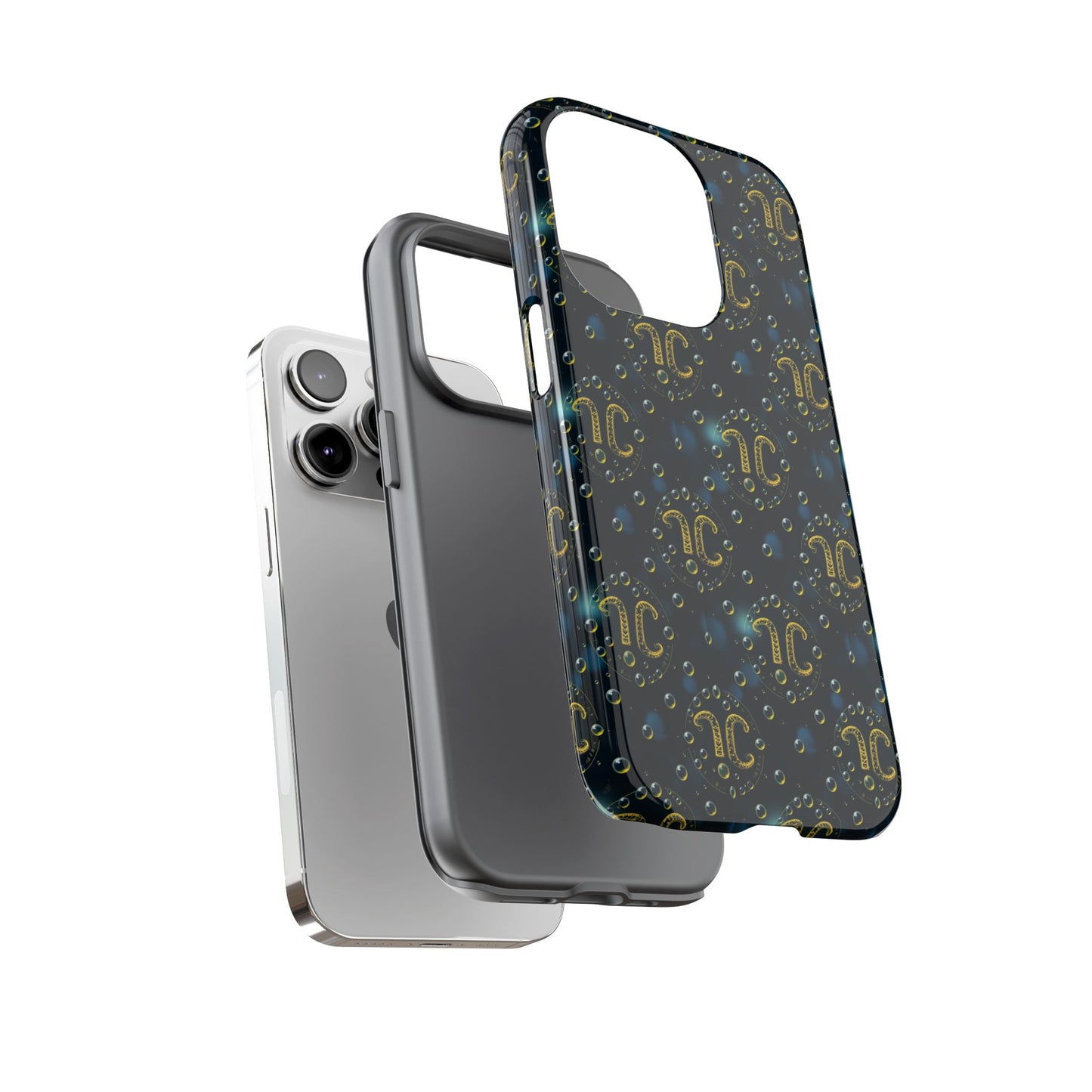 Tough Cases, Aquarius, Zodiac v2, Bubble Pattern