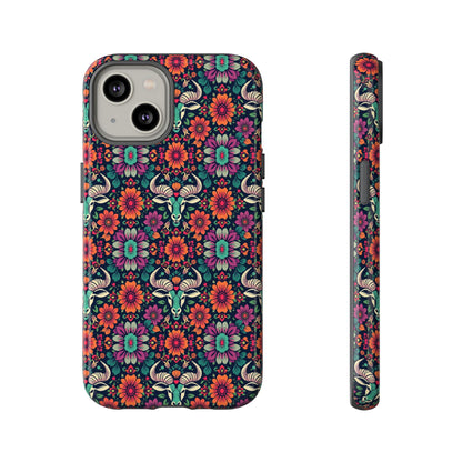 Tough Cases, Taurus, Zodiac v4, Flower Pattern