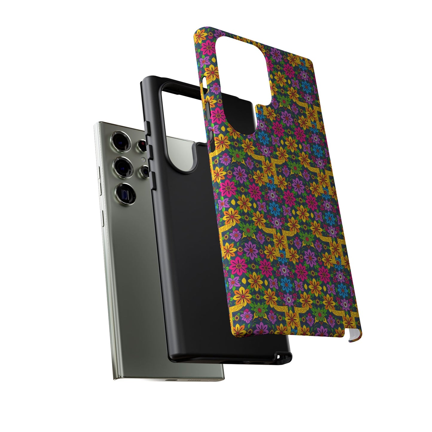 Tough Cases, Gemini, Zodiac v3, Flower Pattern