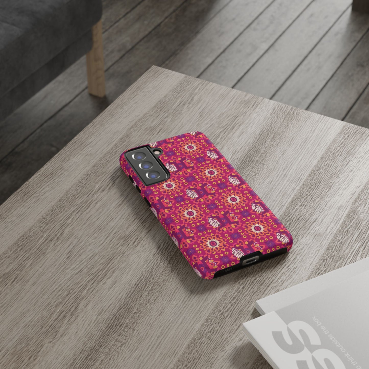 Tough Cases, Gemini, Zodiac v1, Flower Pattern