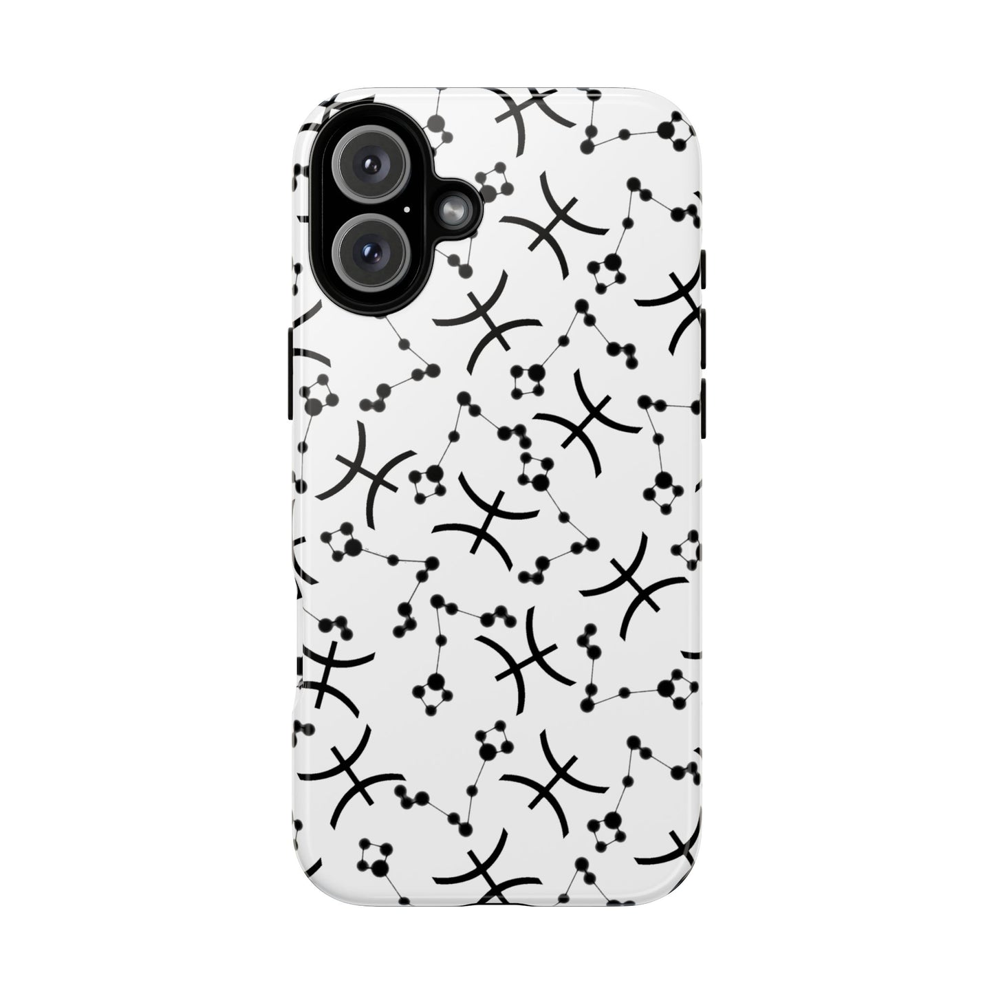 Tough Cases with the Pisces Zodiac sign for iPhone, Samsung Galaxy, and Google Pixel devices