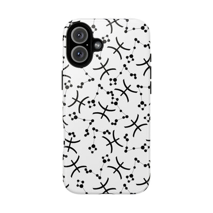 Tough Cases with the Pisces Zodiac sign for iPhone, Samsung Galaxy, and Google Pixel devices