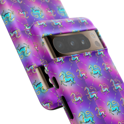 Tough Cases, Aquarius, Zodiac, Metal Pattern