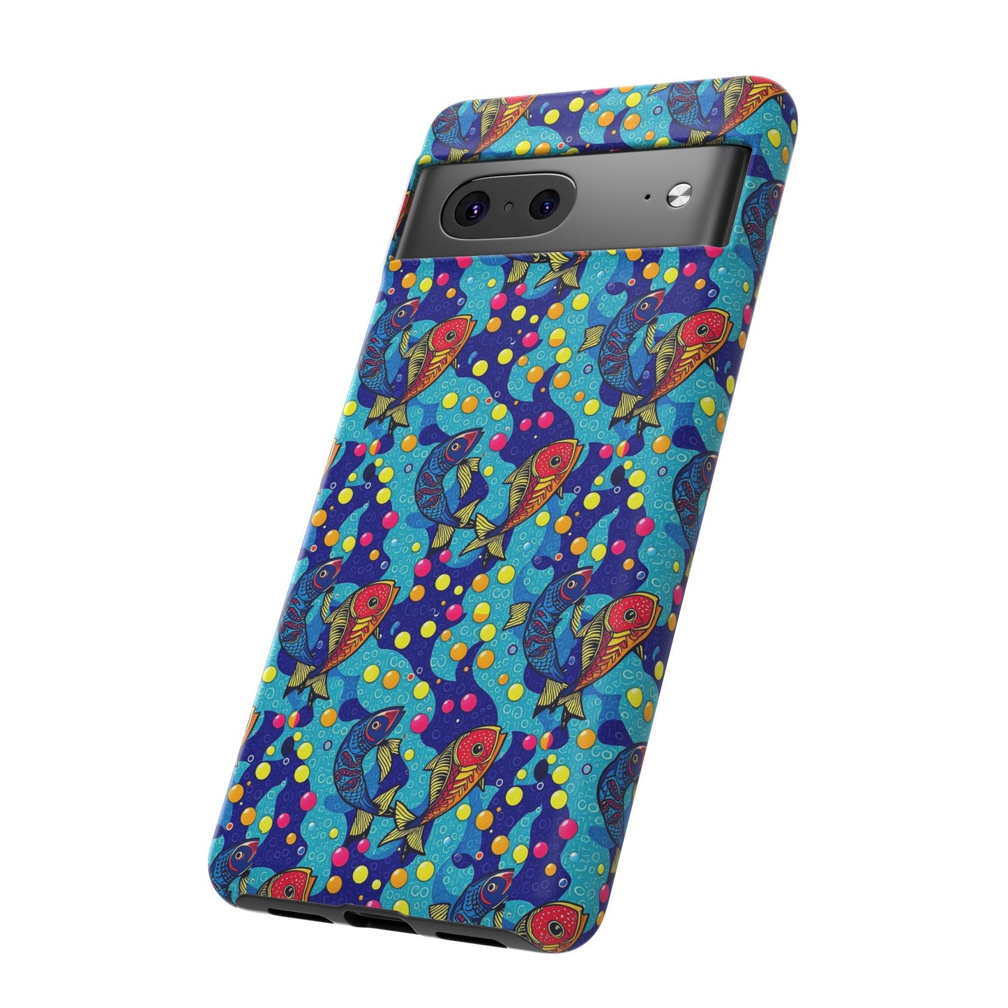 Tough Cases, Pisces, Zodiac v2, Bubble Pattern