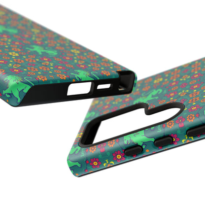 Tough Cases, Leo, Zodiac v3, Flower Pattern