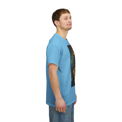 Unisex Heavy Cotton T-Shirt, Desert Scorpio King, Zodiac Design