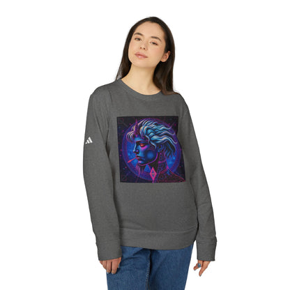 Adidas, Unisex Fleece Crewneck Sweatshirt, Gemini, Pop Art v1, Zodiac