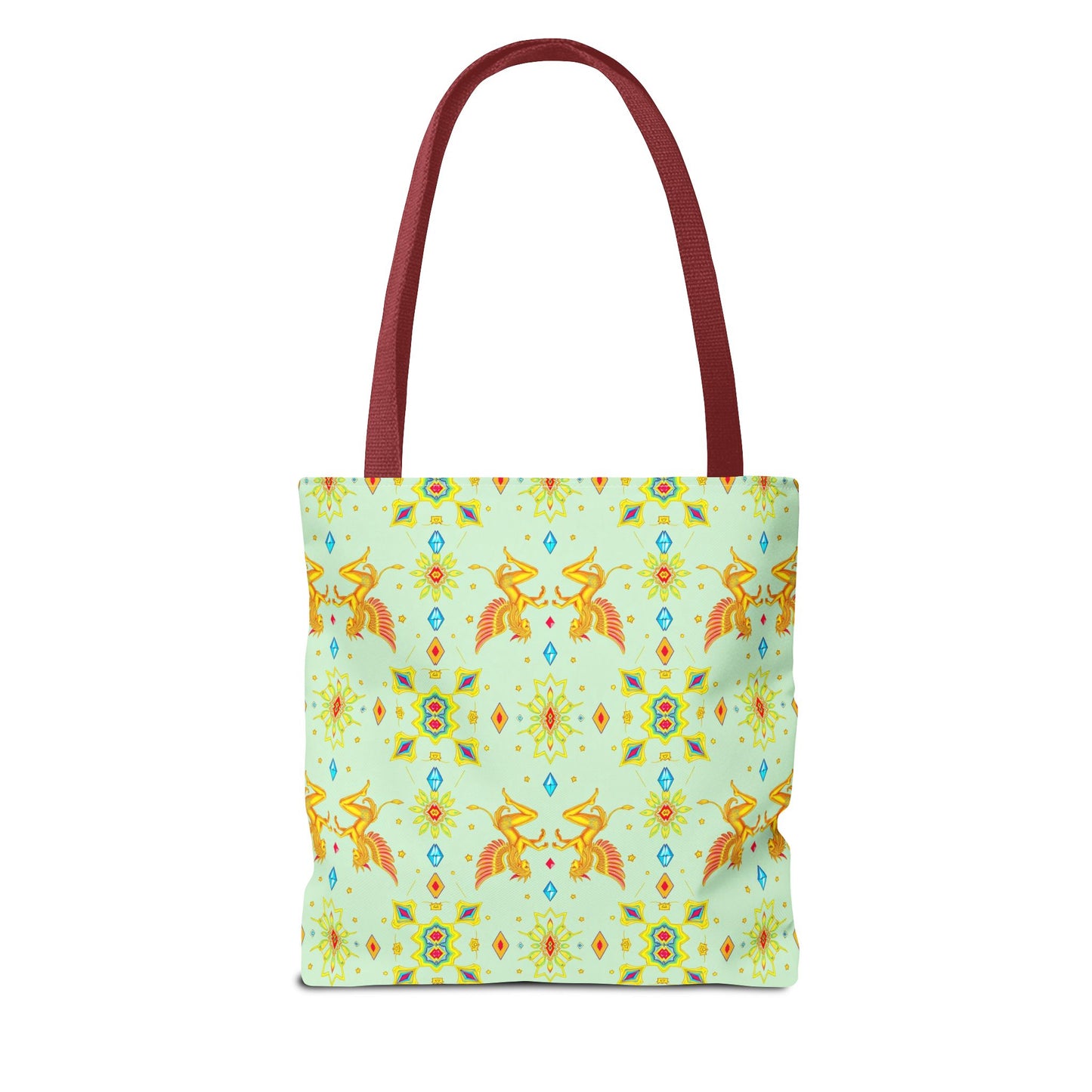 Tote Bag (AOP), Gemini, Zodiac v1, Jewel Pattern