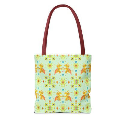 Tote Bag (AOP), Gemini, Zodiac v1, Jewel Pattern