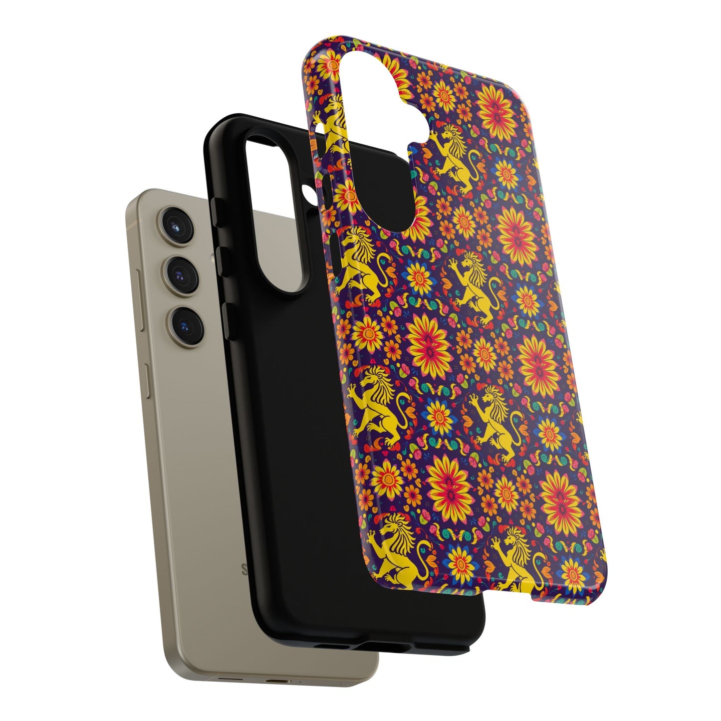 Tough Cases, Leo, Zodiac, Flower Pattern