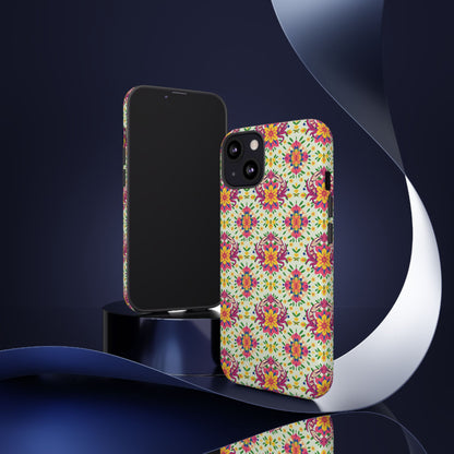 Tough Cases, Cancer, Zodiac v3, Flower Pattern