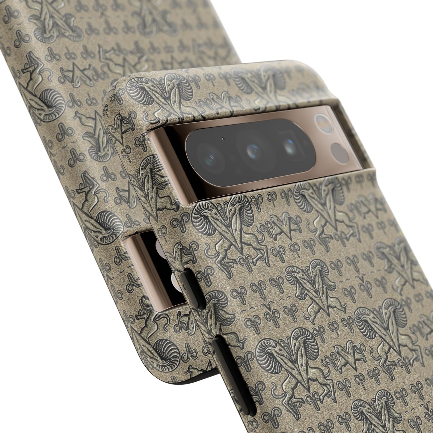Tough Cases, Aries, Zodiac, Metal Pattern