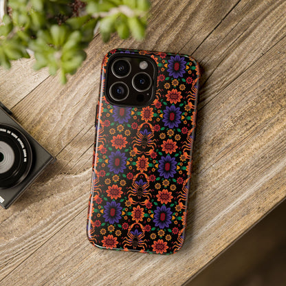 Tough Cases, Scorpio, Zodiac, Flower Pattern