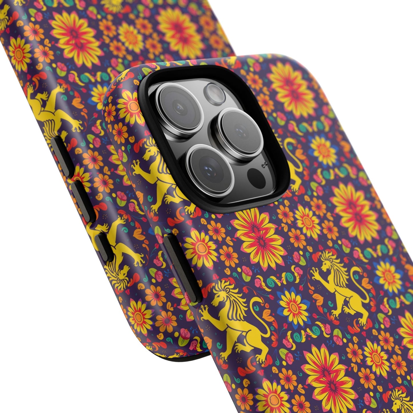Tough Cases, Leo, Zodiac, Flower Pattern