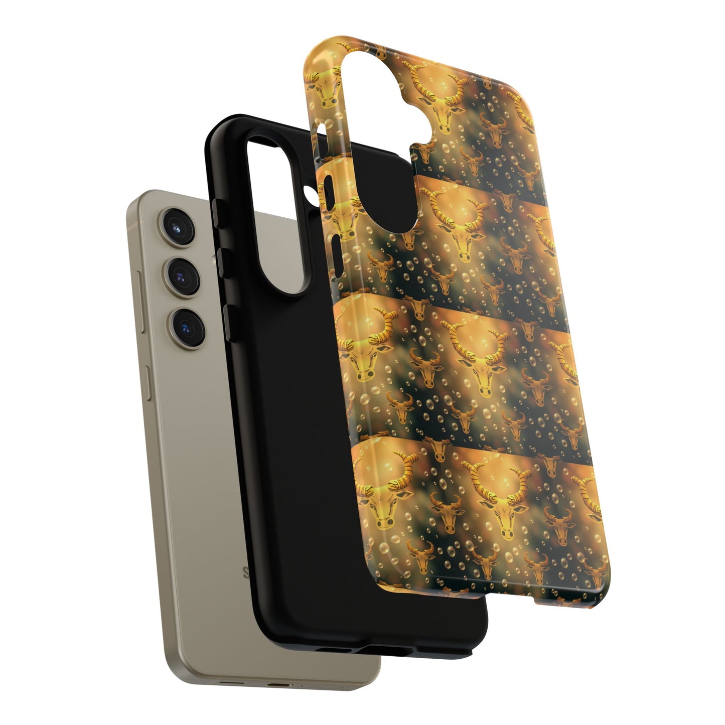 Tough Cases, Taurus, Zodiac v1, Bubble Pattern