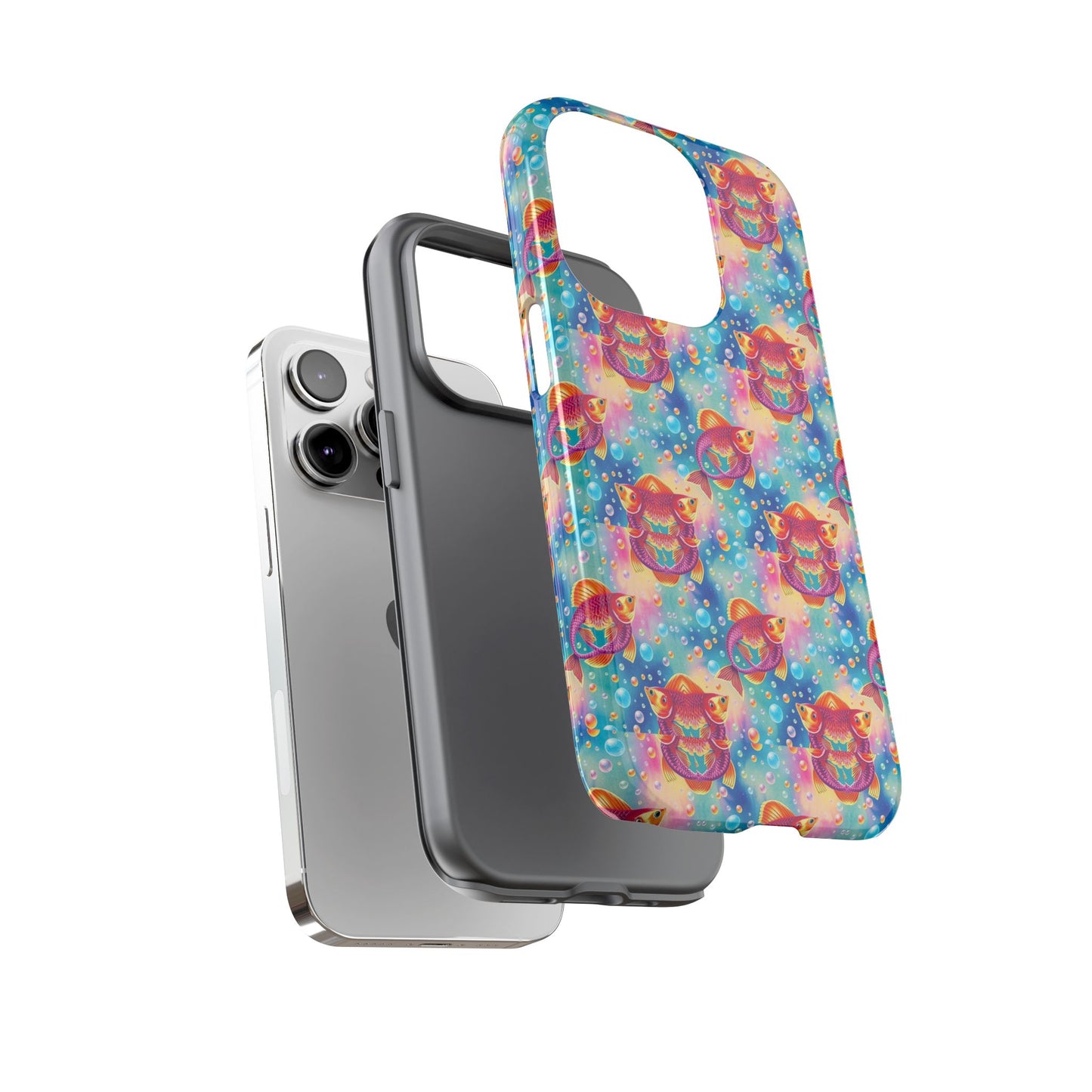 Tough Cases, Pisces, Zodiac v1, Bubble Pattern