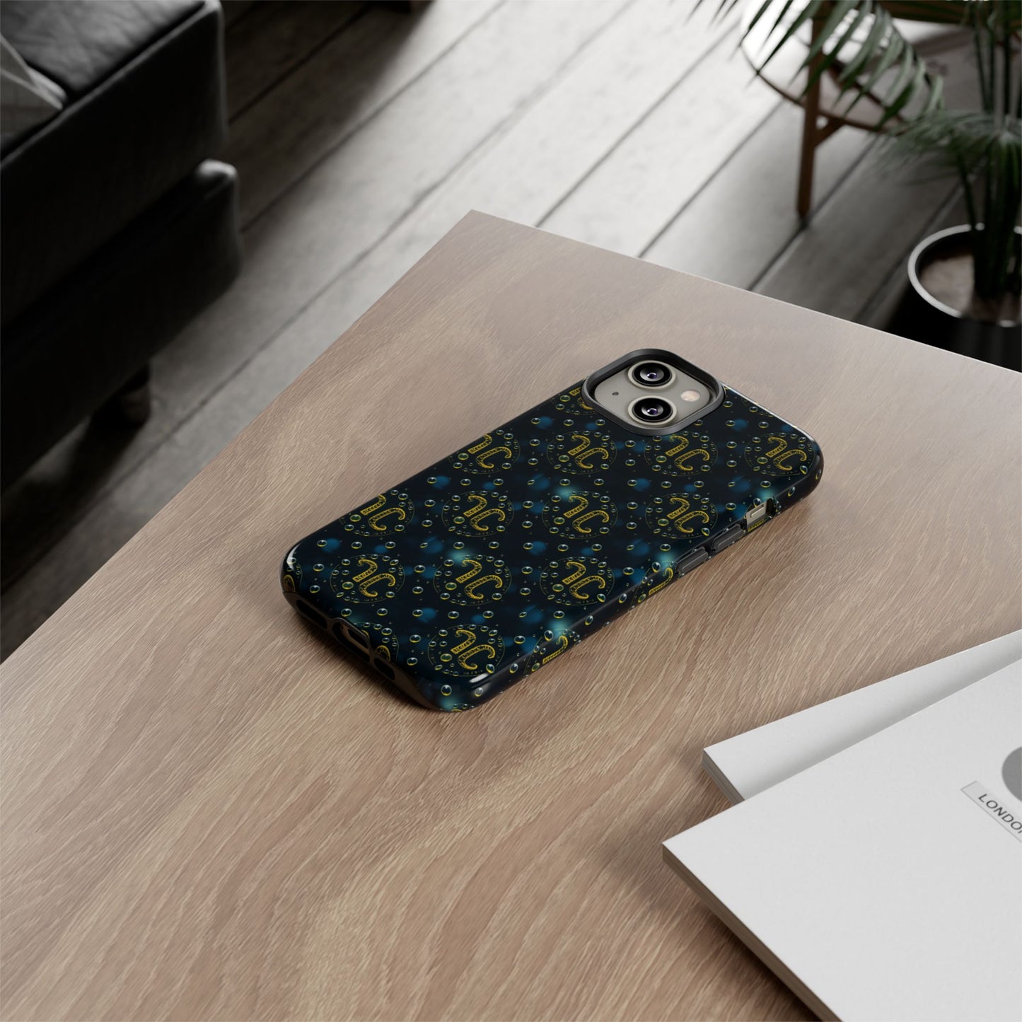 Tough Cases, Aquarius, Zodiac v2, Bubble Pattern