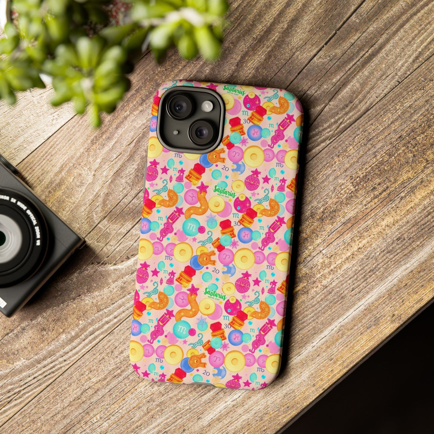 Tough Cases, Sagittarius, Zodiac v2, Bubble Pattern