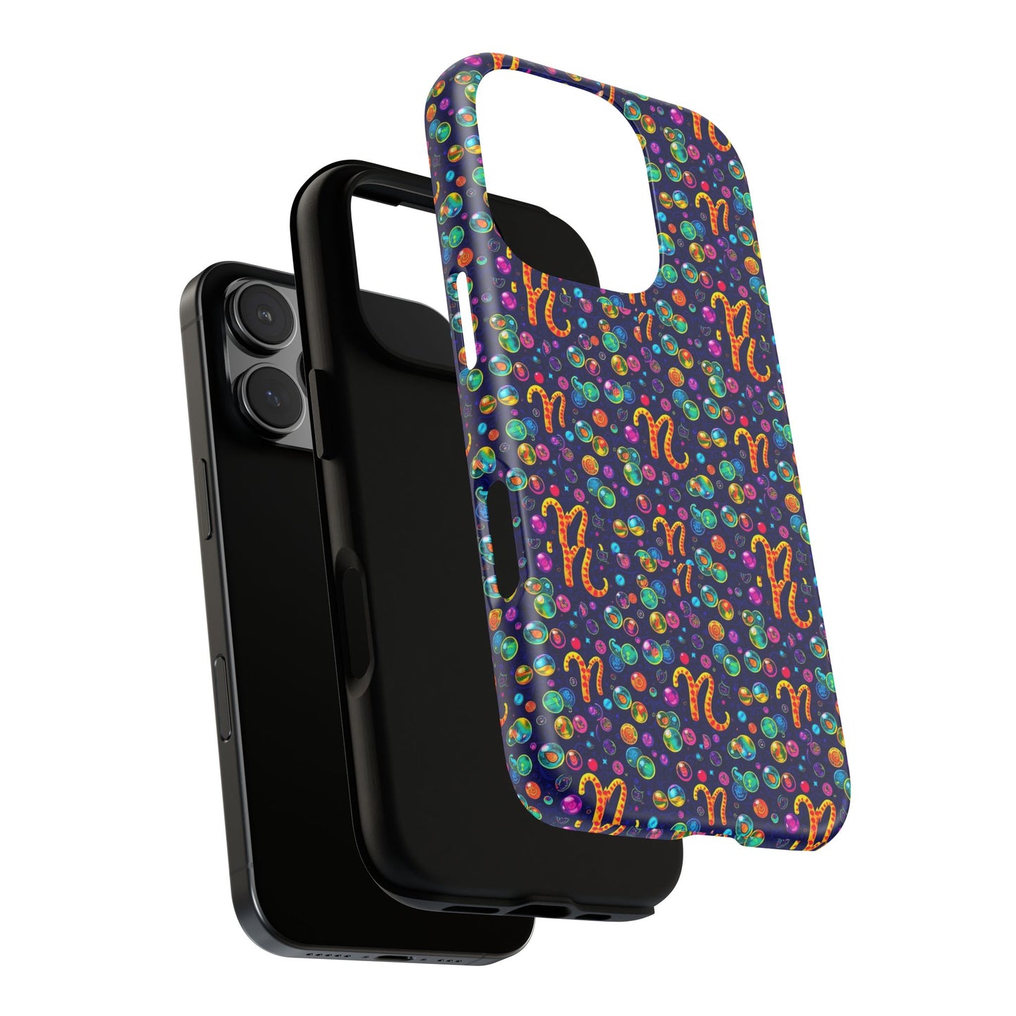 Tough Cases, Aquarius, Zodiac, Bubble Pattern