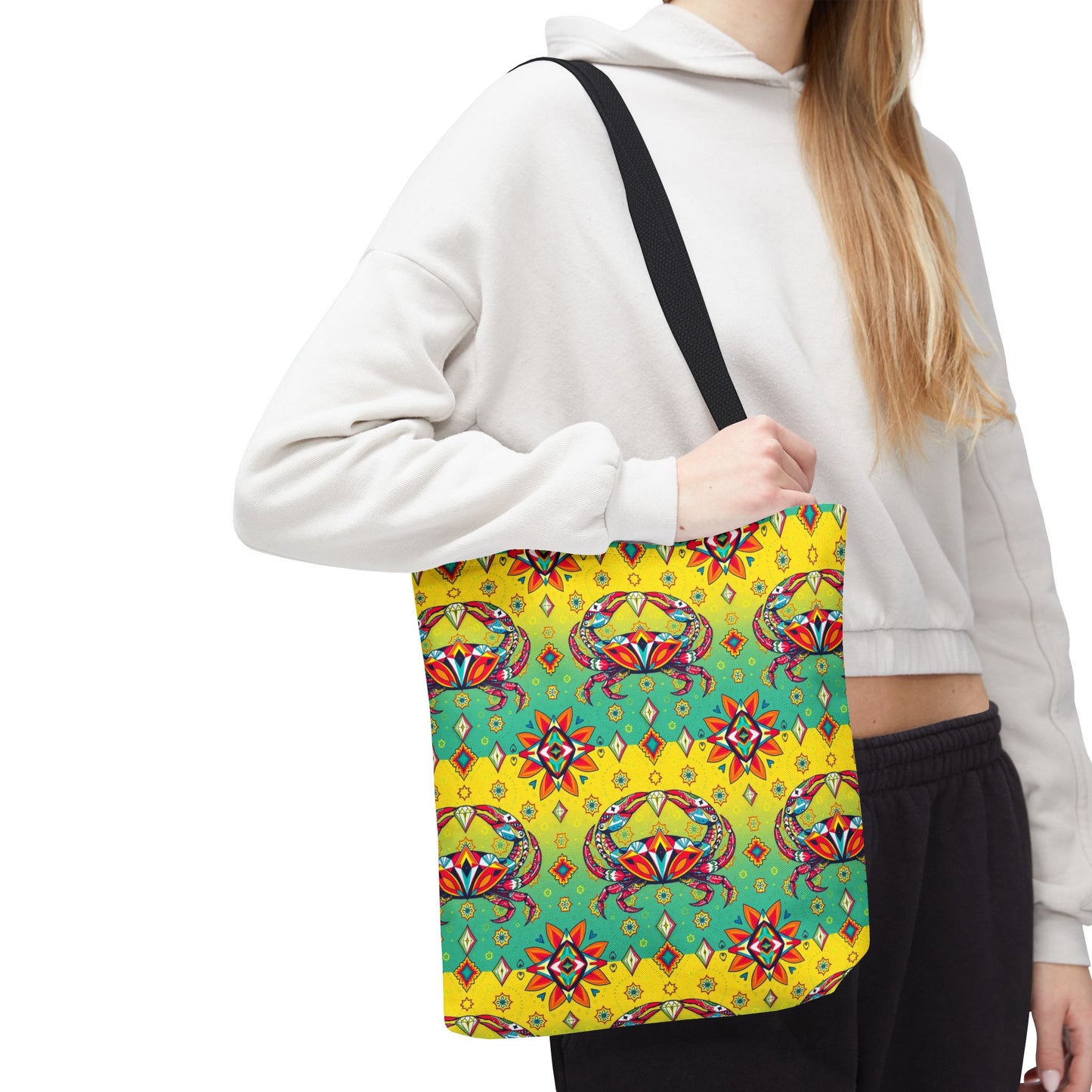 Tote Bag (AOP), Cancer, Zodiac, Jewel Pattern