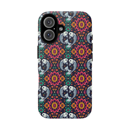 Tough Cases, Pisces, Zodiac v4, Flower Pattern