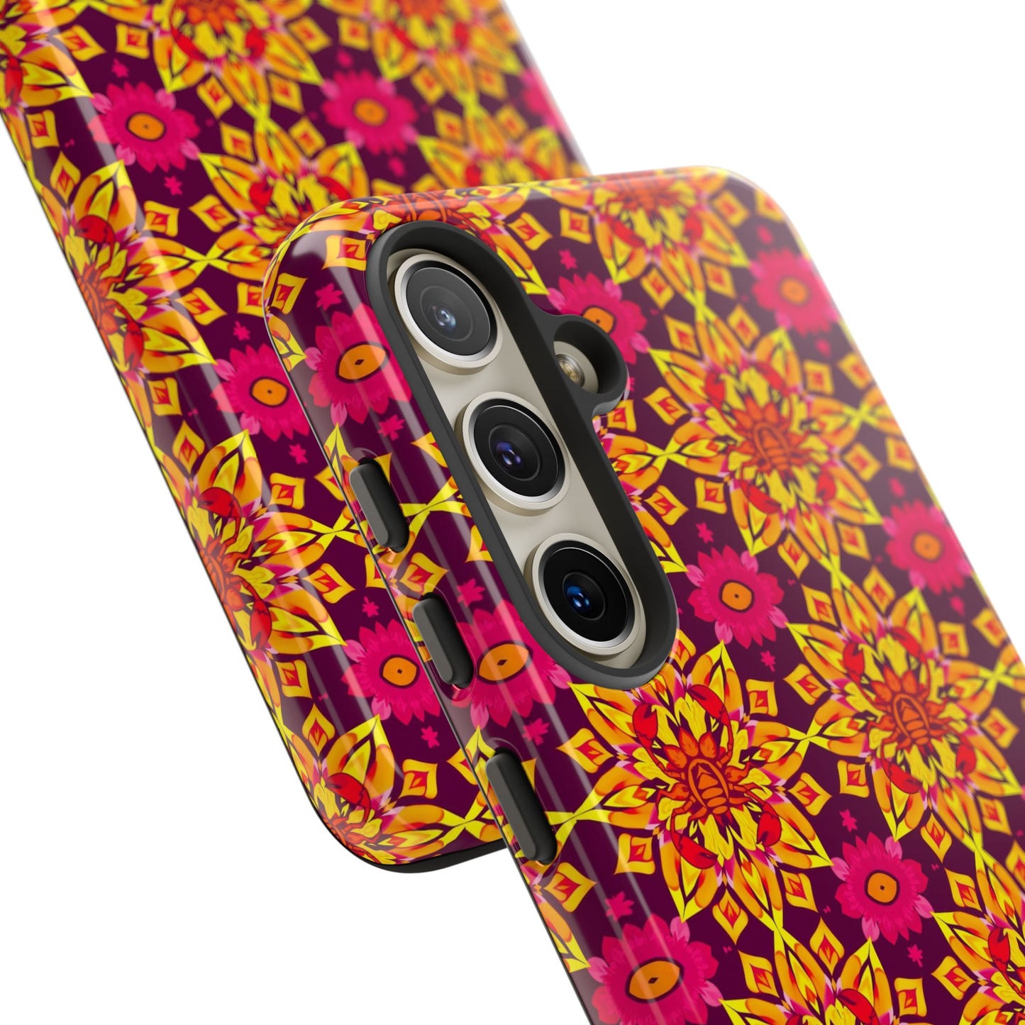 Tough Cases, Scorpio, Zodiac v1, Flower Pattern