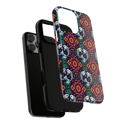Tough Cases, Pisces, Zodiac v4, Flower Pattern