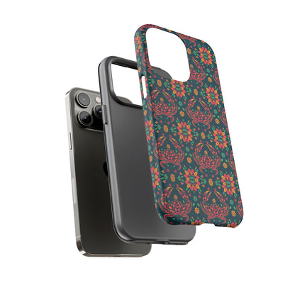Tough Cases, Cancer, Zodiac v4, Flower Pattern