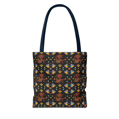 Tote Bag (AOP), Virgo, Zodiac, Jewel Pattern