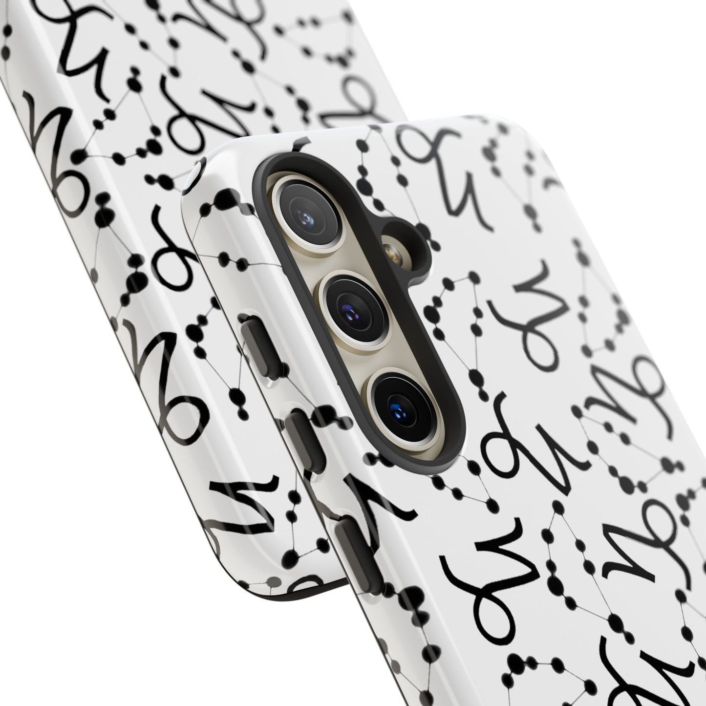 Tough Cases with the Capricorn Zodiac sign for iPhone, Samsung Galaxy, and Google Pixel devices