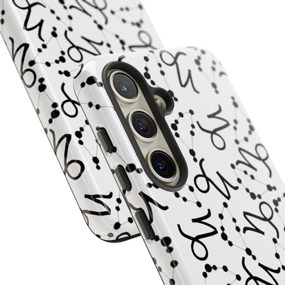 Tough Cases with the Capricorn Zodiac sign for iPhone, Samsung Galaxy, and Google Pixel devices