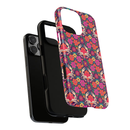 Tough Cases, Cancer, Zodiac v1, Flower Pattern