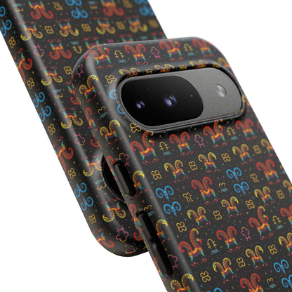 Tough Cases, Aries, Zodiac v1, Metal Pattern