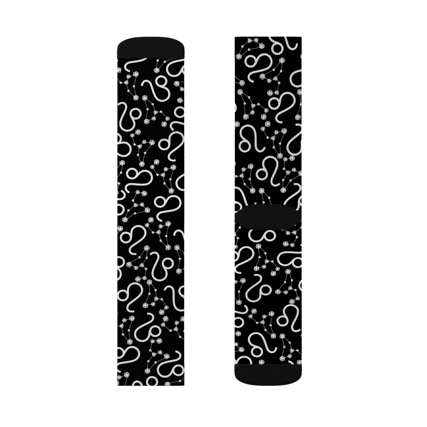 Zodiac Sublimation Socks Leo Zodiac sign