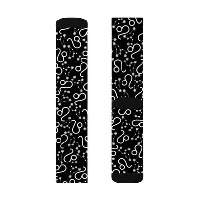 Zodiac Sublimation Socks Leo Zodiac sign