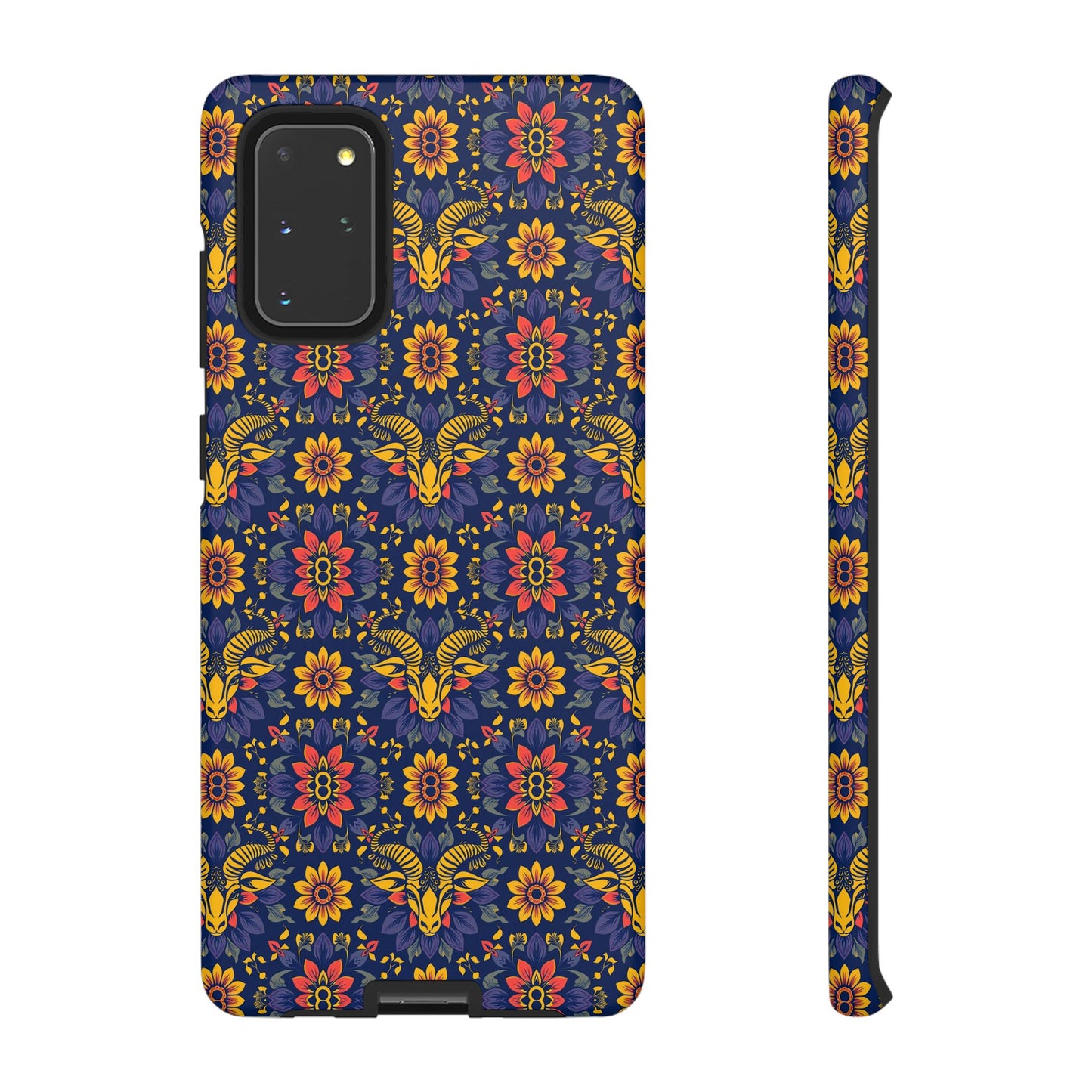 Tough Cases, Taurus, Zodiac v3, Flower Pattern