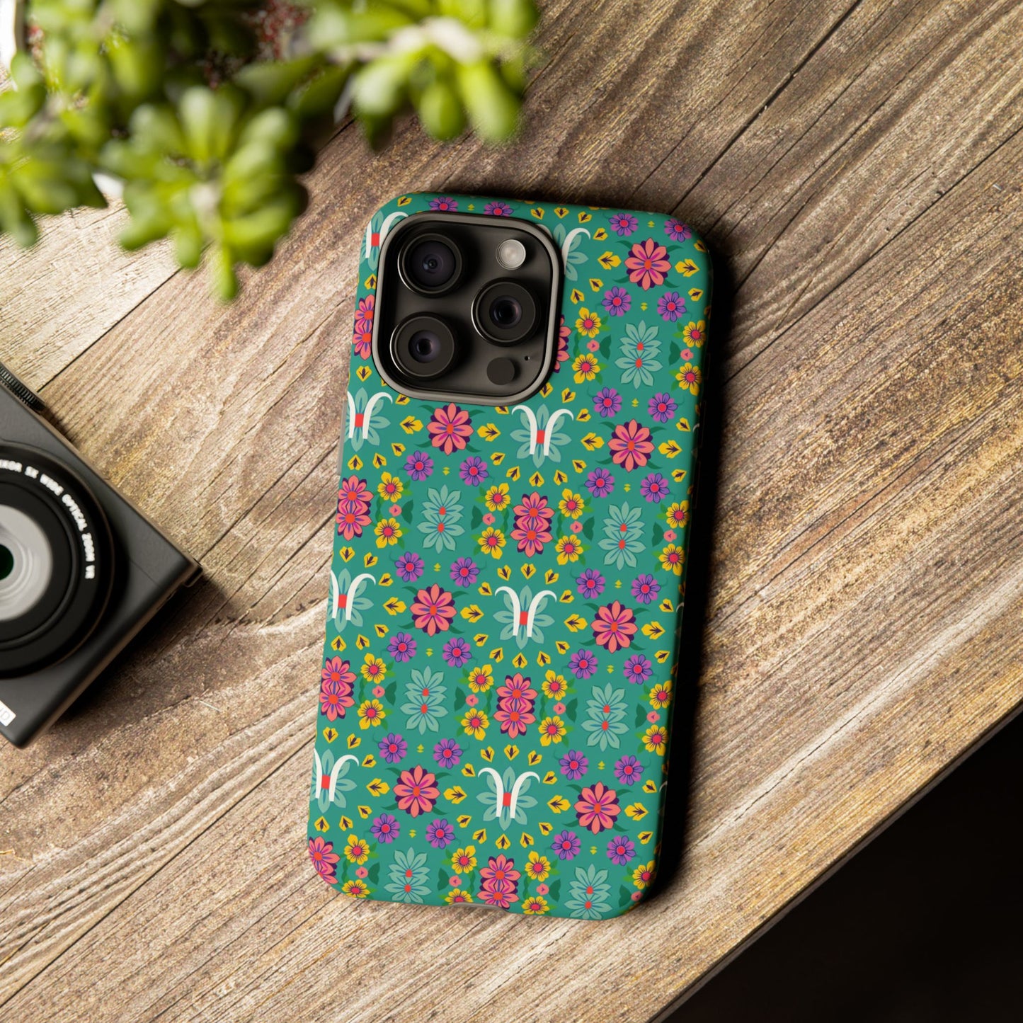 Tough Cases, Aquarius, Zodiac v4, Flower Pattern