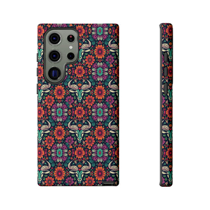 Tough Cases, Taurus, Zodiac v4, Flower Pattern