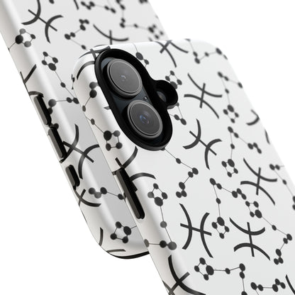 Tough Cases with the Pisces Zodiac sign for iPhone, Samsung Galaxy, and Google Pixel devices